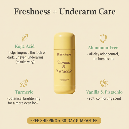 Brightening Kojic Acid, Turmeric Deodorant