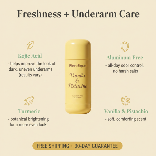 Brightening Kojic Acid, Turmeric Deodorant